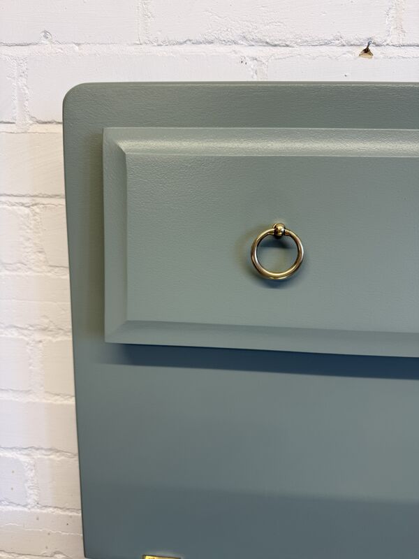 Stag Minstrel Drinks Cabinet | Card Room Green Farrow &amp; Ball | Vintage Cocktail Cabinet | Painted Sideboard | Mid Century Bar Cabinet - product images  of 