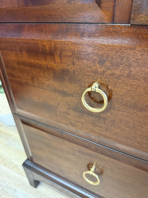 Stag Minstrel Chest of Drawers 4 Over 2 | Vintage Mid Century Mahogany | Small Lowboy / Compact Chest - product images  of 