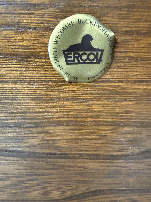 Ercol Windsor Coffee Table, Model 459, Elm, Spindle Rack, c.1980s - product images  of 