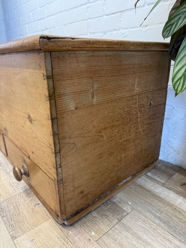 Antique Pine Mule Chest with Drawers - product images  of 
