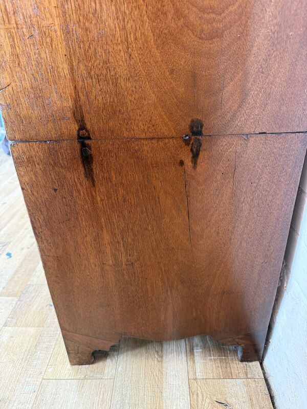 Antique Mahogany Chest on Chest – Two Section Tallboy – Georgian Style Drawers – Original Brass Handles - product images  of 