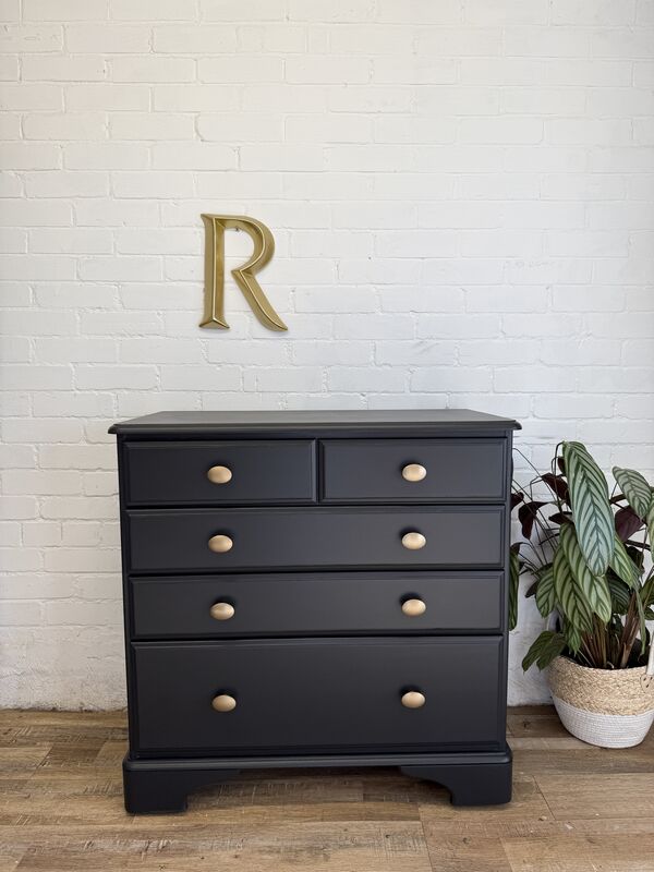 Ducal Pine Chest of Drawers – Painted in Onyx by Benjamin Moore  - product images  of 