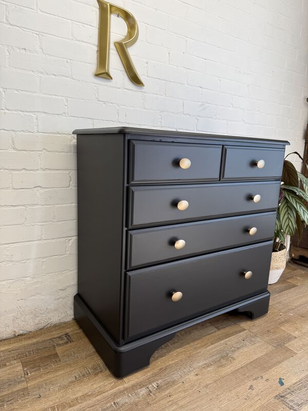 Ducal Pine Chest of Drawers – Painted in Onyx by Benjamin Moore  - product images  of 