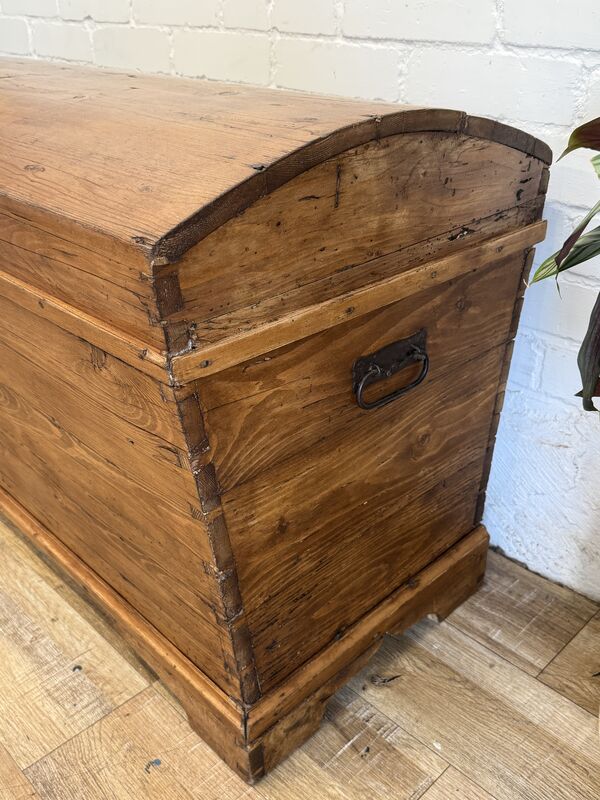 Antique Pine Domed Blanket Chest, 19th Century - product images  of 