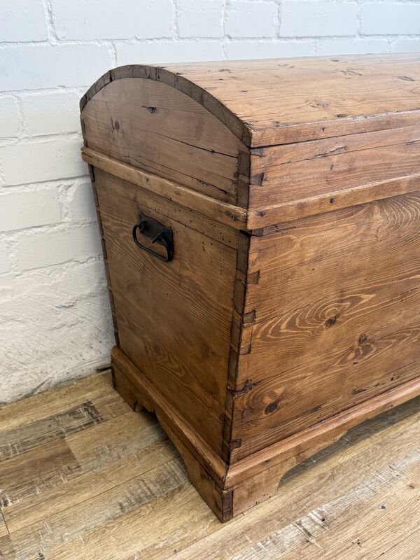 Antique Pine Domed Blanket Chest, 19th Century - product images  of 