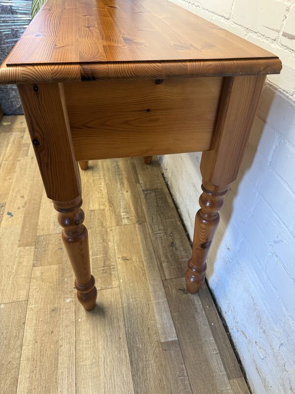 Solid Pine Two Drawer Console Table / Desk - product images  of 