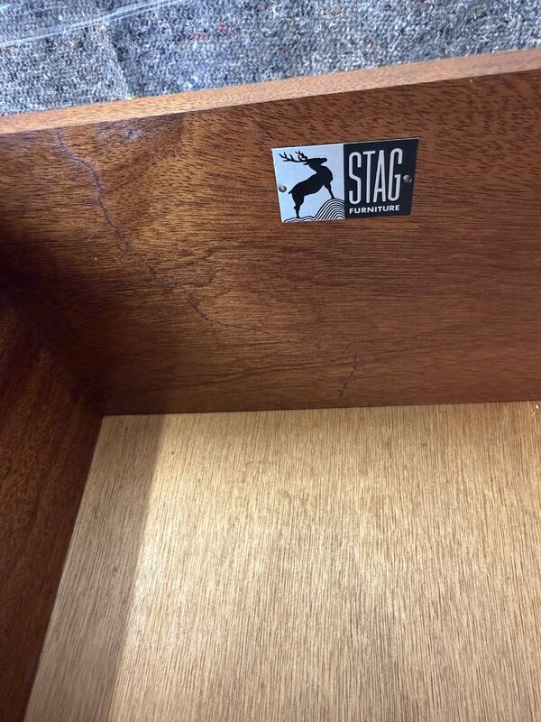 Stag Minstrel Black 3 over 2 Chest of Drawers / Bedsides Painted Black - product images  of 