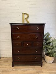 Stag,Minstrel,Tallboy,Chest,of,Drawers,–,Original,Mahogany