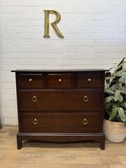 Stag,Minstrel,3,Over,2,Chest,of,Drawers,–,Original,Mahogany,Finish,Stag Minstrel 3 Over 2 Chest of Drawers – Original Mahogany Finish