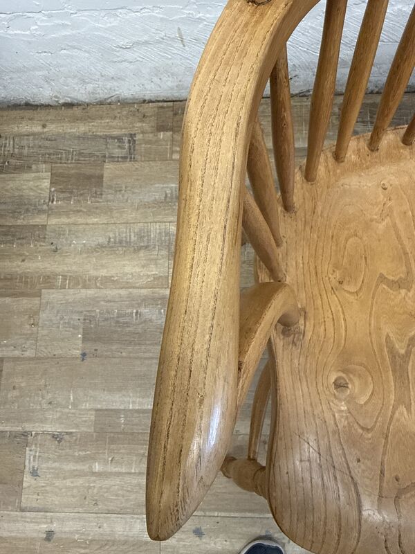 Antique English Windsor Armchair in Elm &amp; Ash - product images  of 