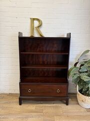 Stag,Minstrel,Bookcase,with,Drawer,–,Original,Mahogany,Finish,Stag Minstrel Bookcase with Drawer – Original Mahogany Finish