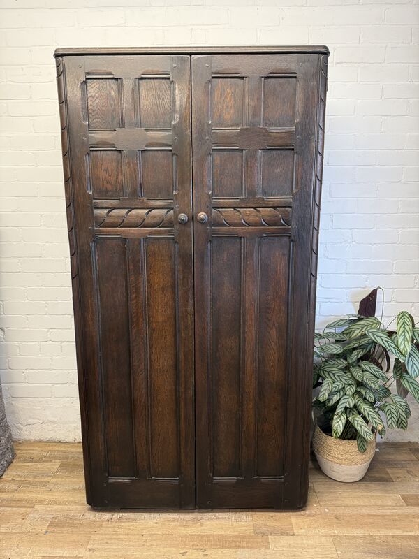 Early Ercol Solid Oak Wardrobe | c.1951–1957 - product images  of 