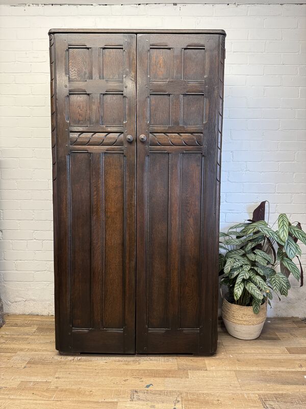 Early Ercol Solid Oak Wardrobe | c.1951–1957 - product images  of 