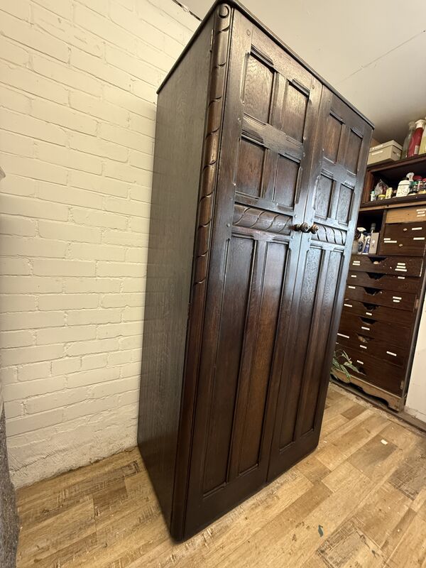 Early Ercol Solid Oak Wardrobe | c.1951–1957 - product images  of 