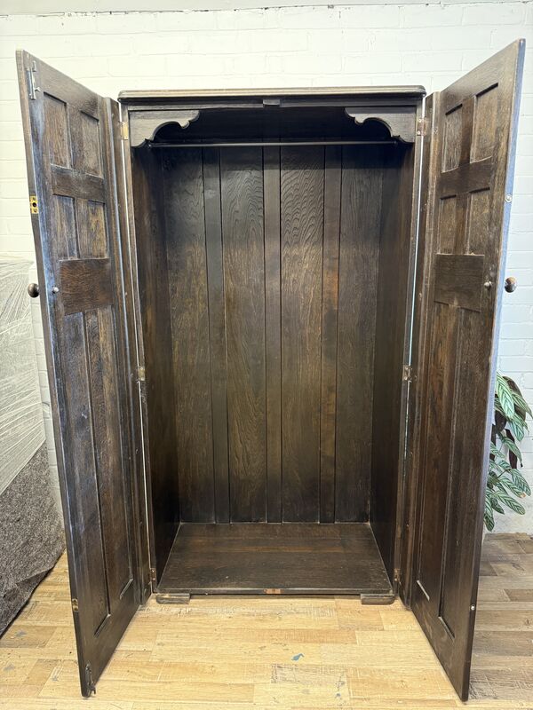 Early Ercol Solid Oak Wardrobe | c.1951–1957 - product images  of 