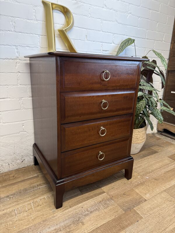 Stag Minstrel 4 Drawer Bedside in Cherry Finish - product images  of 