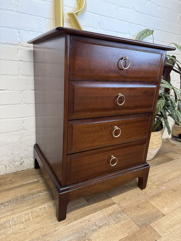 Stag Minstrel 4 Drawer Bedside in Cherry Finish - product images  of 