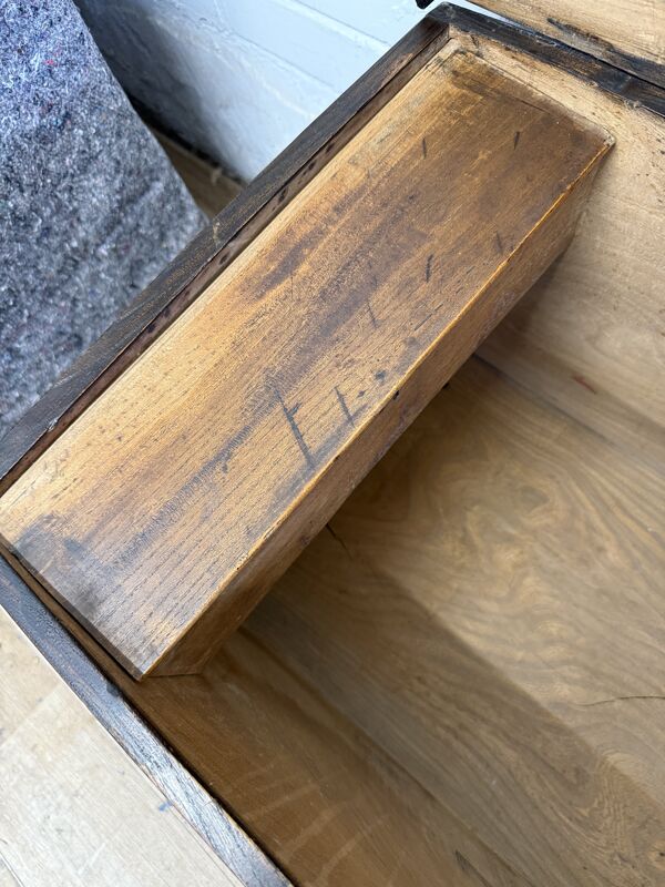 Early 19th Century English Elm Blanket Chest / Coffer - product images  of 
