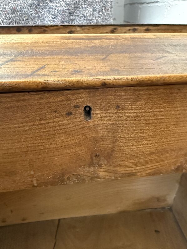 Early 19th Century English Elm Blanket Chest / Coffer - product images  of 