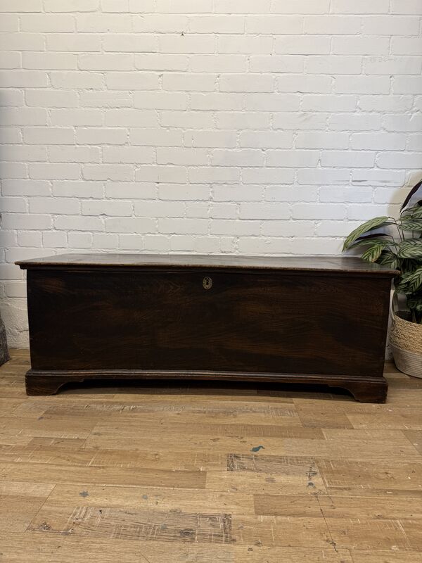 Early 19th Century English Elm Blanket Chest / Coffer - product images  of 