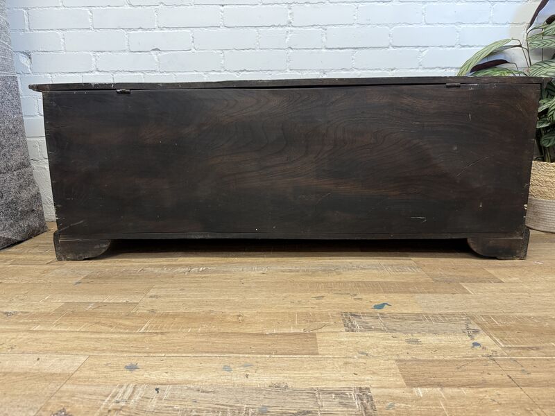Early 19th Century English Elm Blanket Chest / Coffer - product images  of 