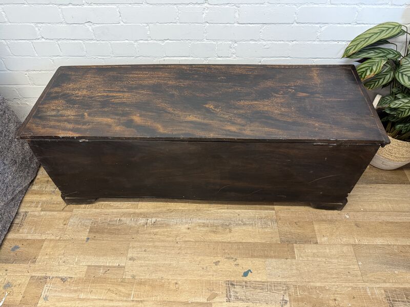Early 19th Century English Elm Blanket Chest / Coffer - product images  of 