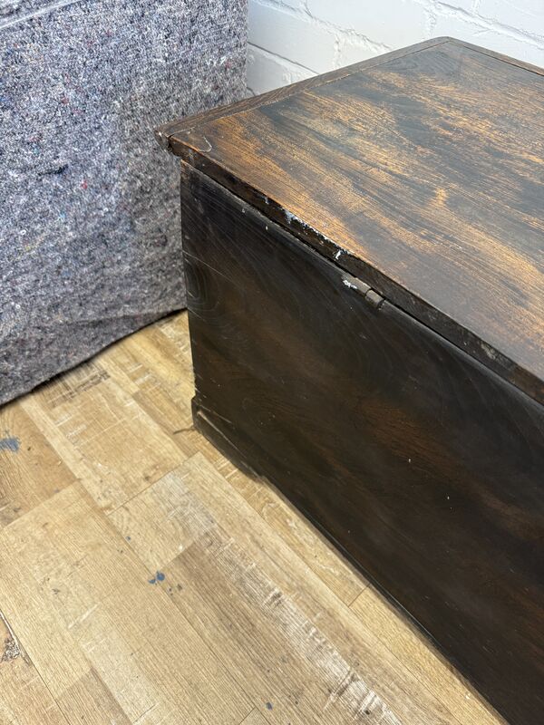 Early 19th Century English Elm Blanket Chest / Coffer - product images  of 