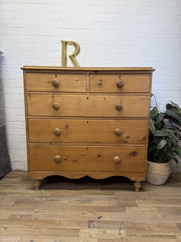 Antique Victorian Pine Chest of Drawers - product images  of 
