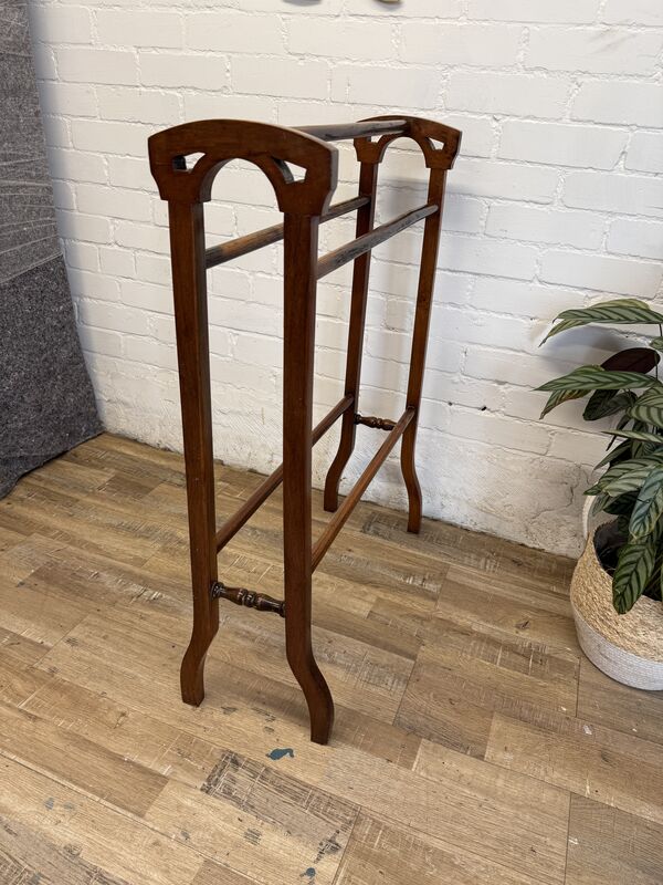 Edwardian Mahogany Towel Rail | Antique Blanket Stand | c.1900–1915 - product images  of 