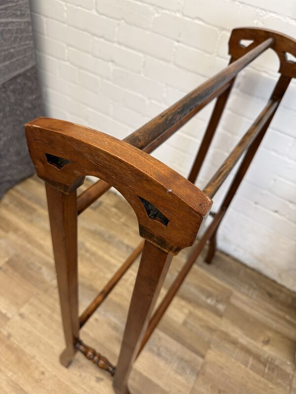 Edwardian Mahogany Towel Rail | Antique Blanket Stand | c.1900–1915 - product images  of 