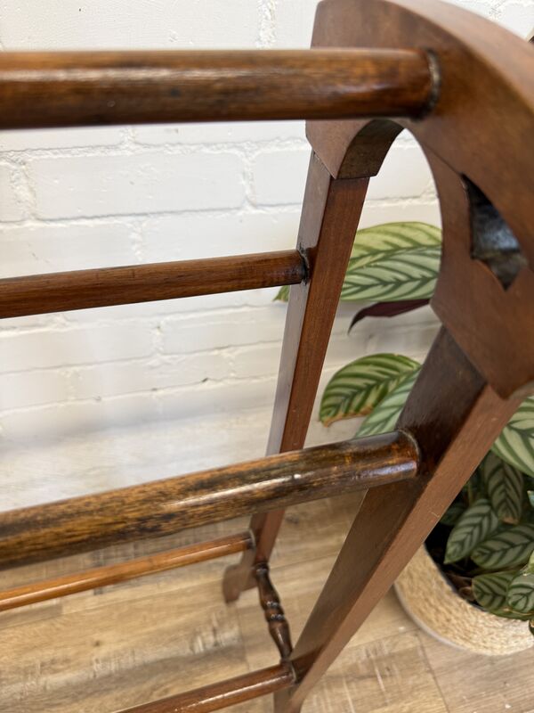 Edwardian Mahogany Towel Rail | Antique Blanket Stand | c.1900–1915 - product images  of 