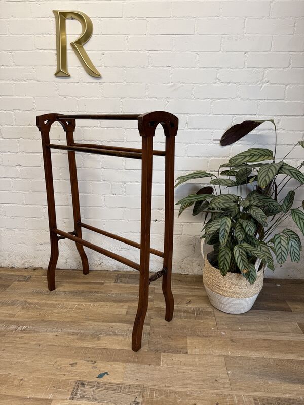 Edwardian Mahogany Towel Rail | Antique Blanket Stand | c.1900–1915 - product images  of 
