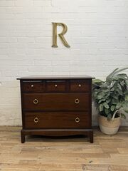 Stag,Minstrel,3,over,2,Chest,of,Drawers,in,Original,Cherry,Finish,Stag Minstrel 3 over 2 Chest of Drawers in Original Cherry Finish