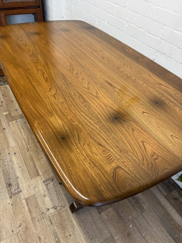 1981 Ercol Model 756 Solid Elm Refectory Dining Table - product images  of 
