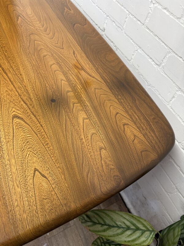 1981 Ercol Model 756 Solid Elm Refectory Dining Table - product images  of 