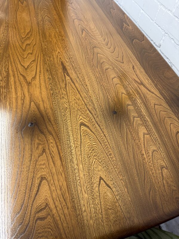 1981 Ercol Model 756 Solid Elm Refectory Dining Table - product images  of 