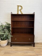Stag,Minstrel,Bookcase,with,Drawer,–,Original,Mahogany,Finish,Stag Minstrel Bookcase with Drawer – Original Mahogany Finish