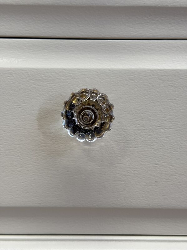 Pair of Stag Minstrel Bedside Tables – Hand Painted in Farrow &amp; Ball Joa’s White - product images  of 