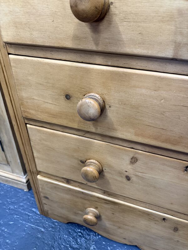 Antique Pine Five-Drawer Chest – Circa 1900 - product images  of 