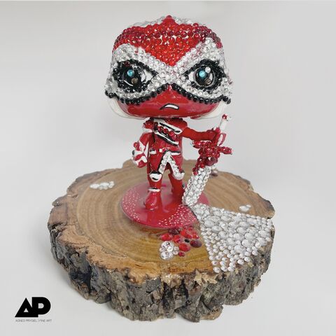 Diamanté,Defender,Physical,FIGURINE,gems, funko, pops, warrior, collectible, toys, custom, vinyl, wood