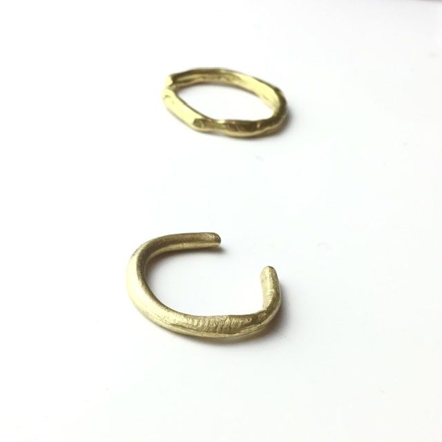 ETNA 18ct yellow gold organic open ring - product images  of 