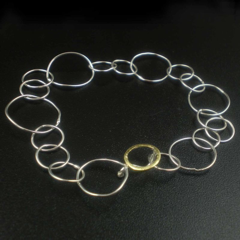 Rondor 18ct gold and Sterling Silver Bracelet  - product images  of 