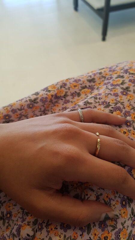 ETNA 18ct yellow gold organic open ring - product images  of 