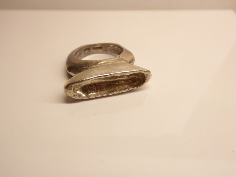 Sculptural Silver Ring Vessel II - product images  of 