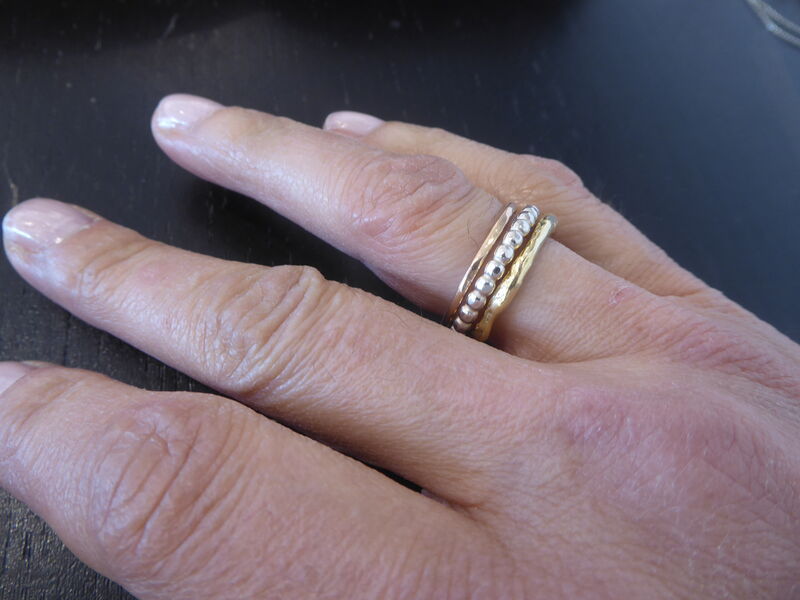 VESUVIO - organic 18K 18ct yellow gold ring - product images  of 