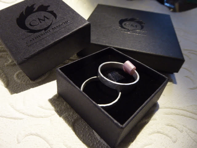 Platinum and Blue Zircon engraved engagement ring - product images  of 