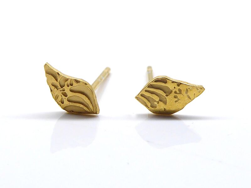 Golden Flamme Volute Stud Earrings - product images  of 
