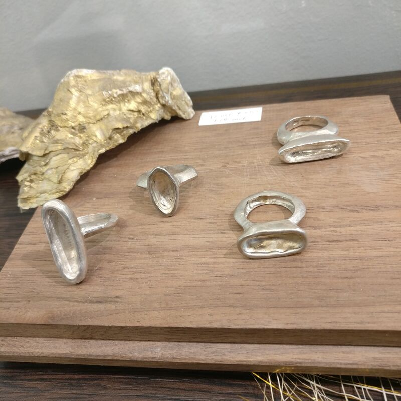 Sculptural Silver Ring Vessel I - product images  of 
