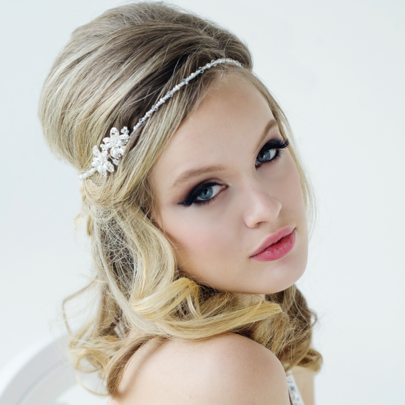 Chic Pearl Vintage Boho Style Wedding Headpiece Tiarasandteirs Vintage Boho Style Wedding Headpiece