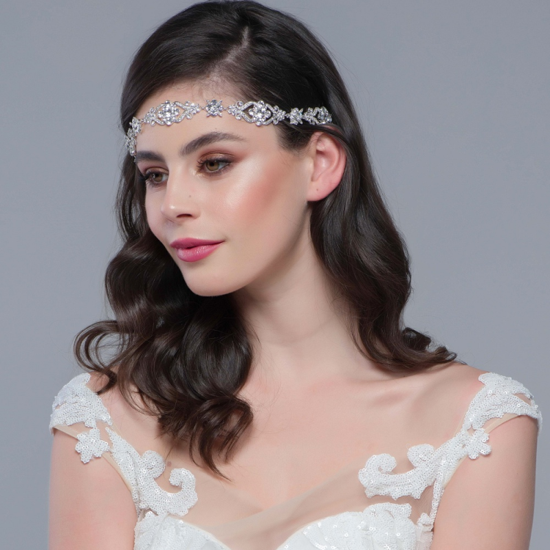 Luxury Crystal Wedding Headpiece Tiarasandteirs